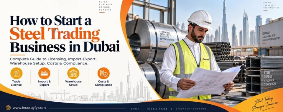 Steel trading business in Dubai license and setup guide