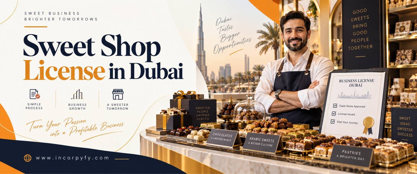 Sweet shop license in Dubai application guide