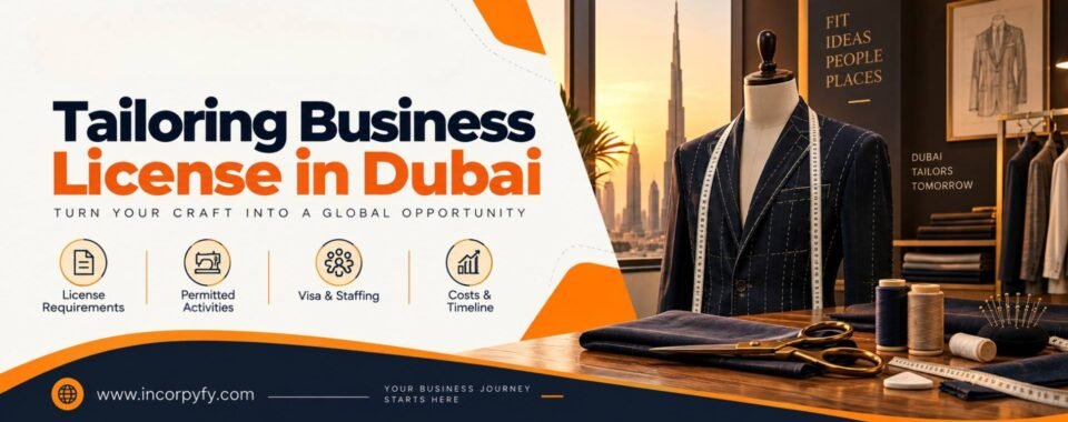 Tailoring business license in dubai