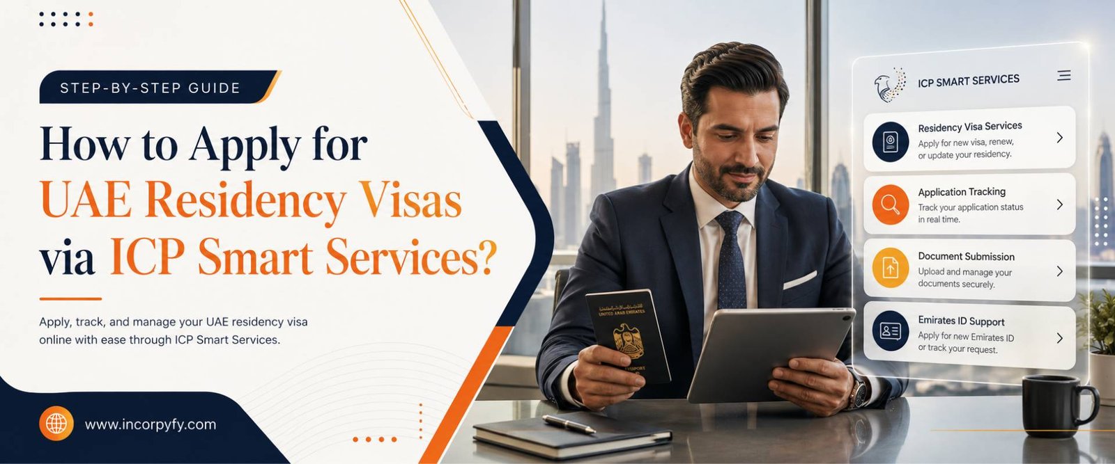 UAE Residency Visas via ICP smart services