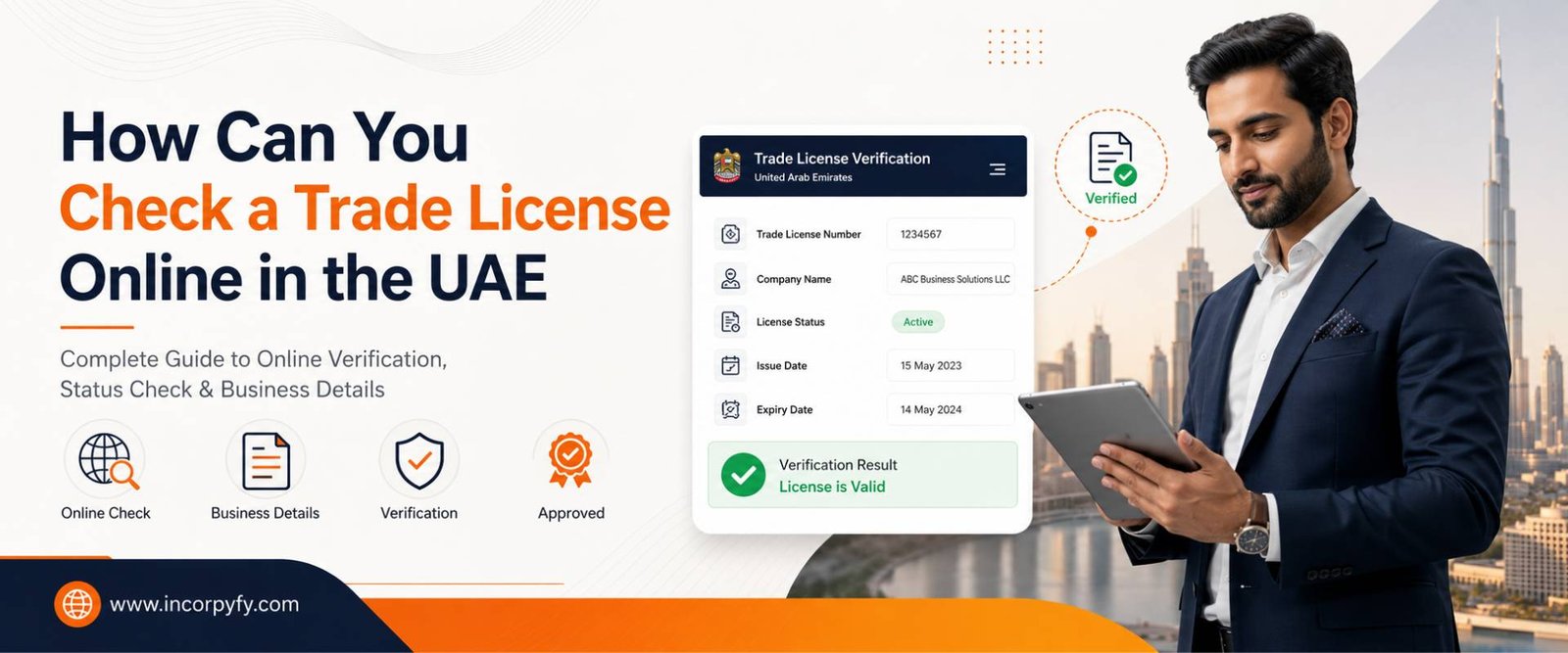 check trade license online in the UAE