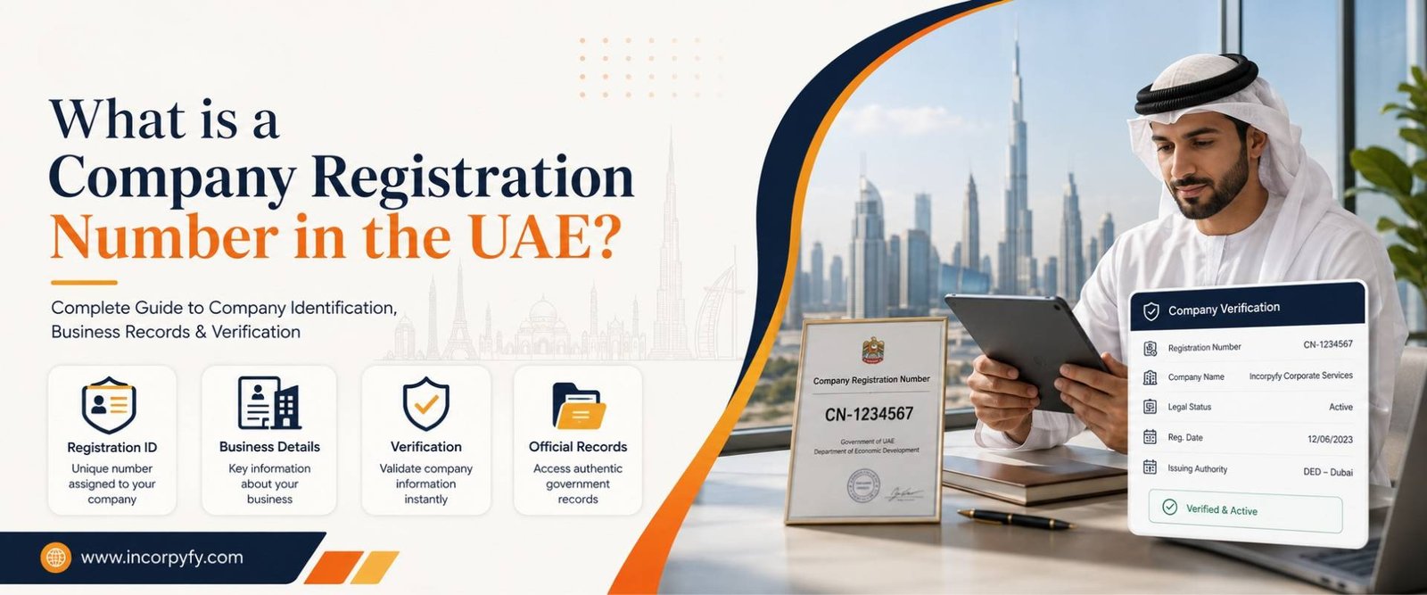 company registration number in the UAE