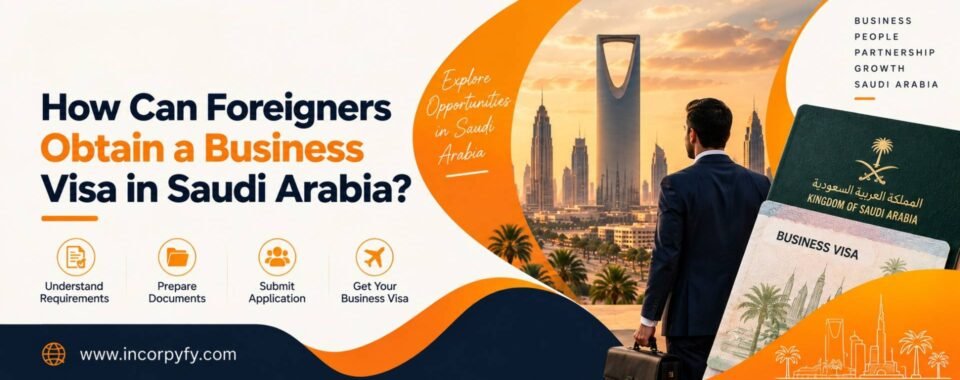 how can foreigners obtain a business visa in Saudi arabia
