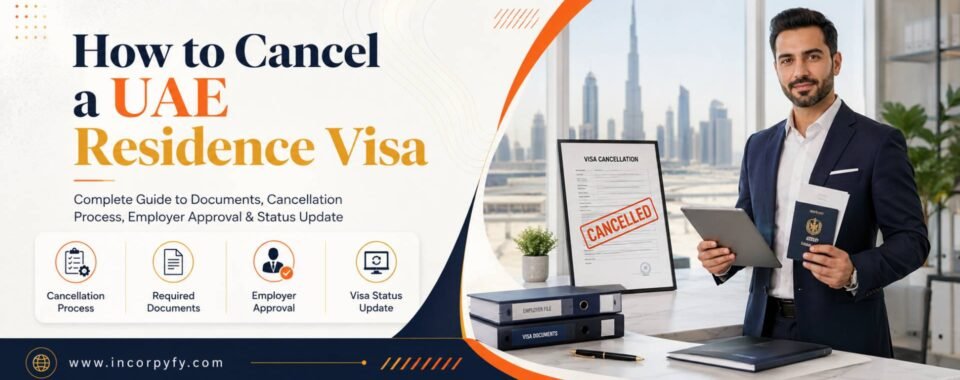 how to cancel a UAE Residence Visa