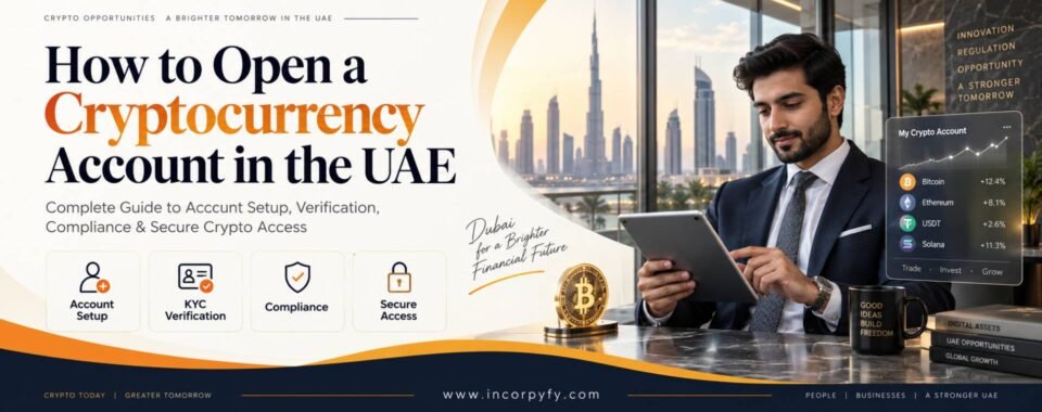 how to open a cryptocurrency account in the UAE