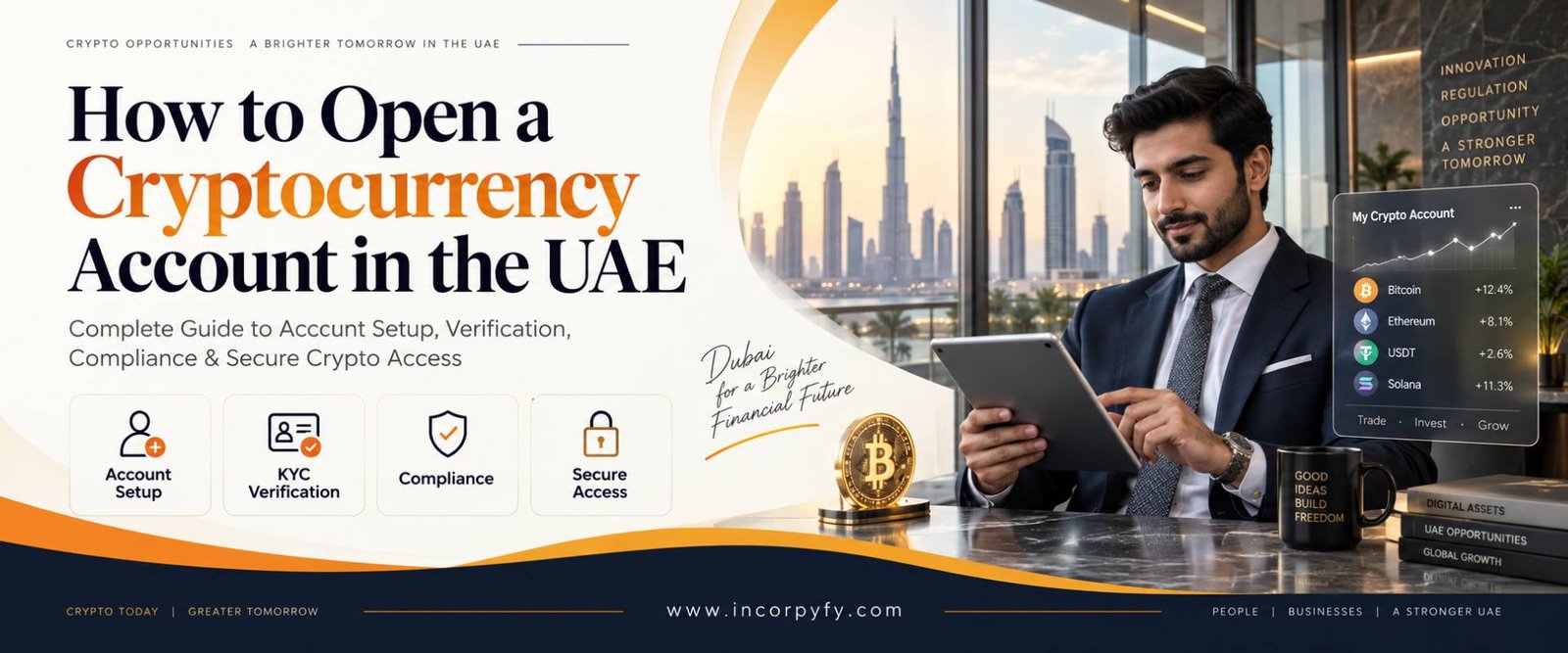 how to open a cryptocurrency account in the UAE