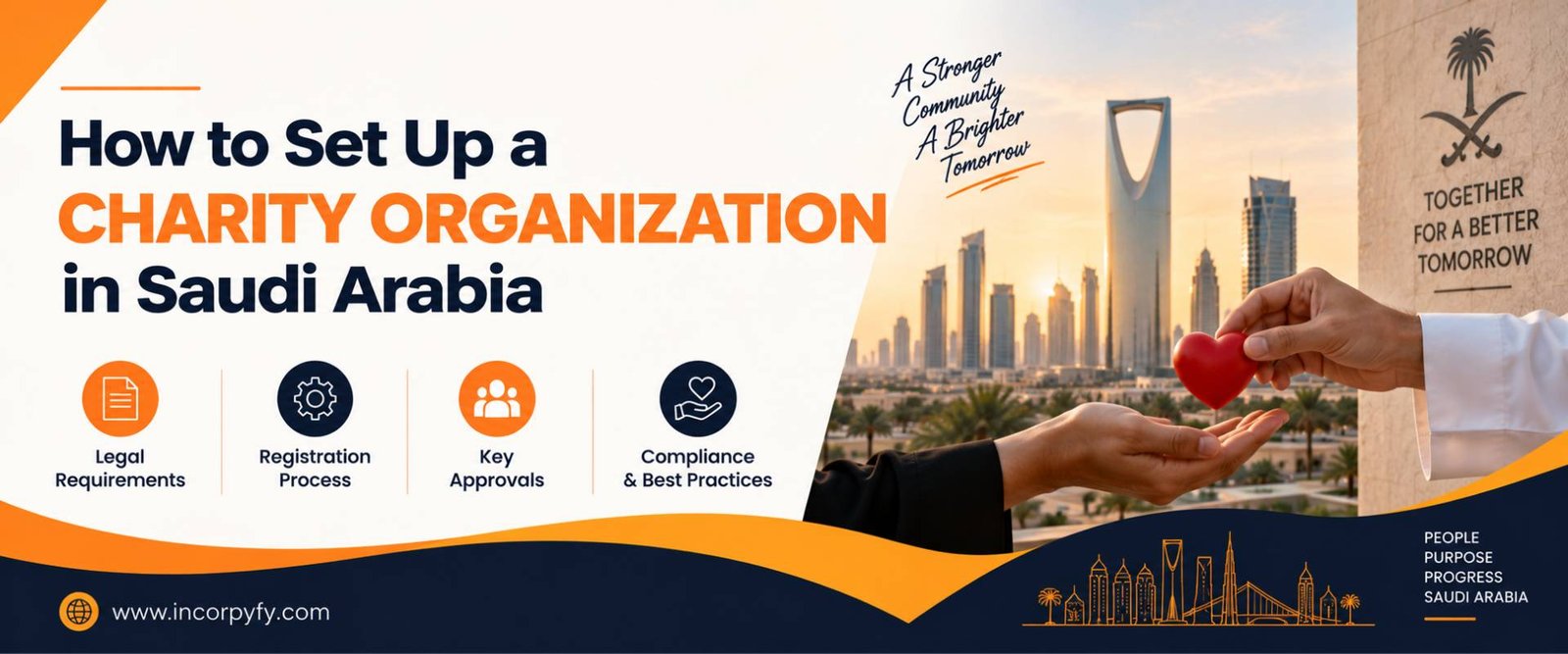how to setup a charity organization in saudi arabia