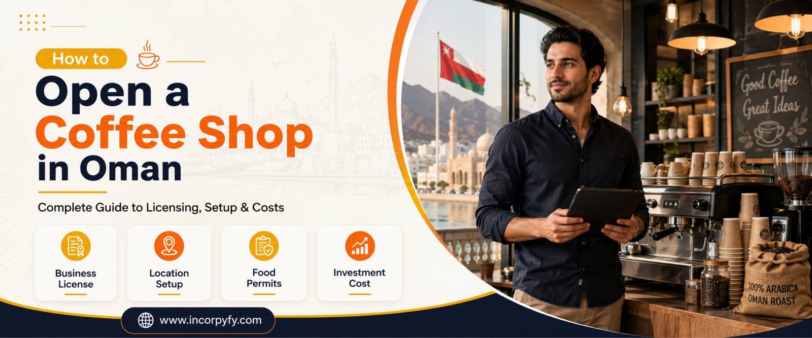 open Coffee Shop in Oman