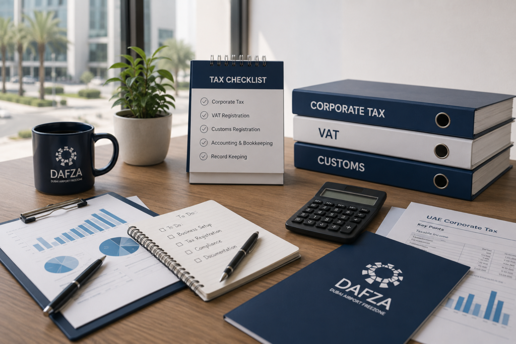 Corporate Tax, VAT and Customs Points to Confirm Before Setup