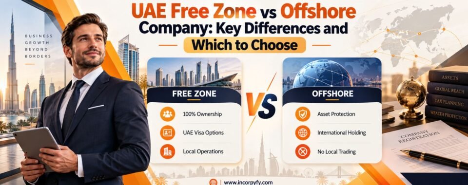 UAE Free zone vs Offshore Comparison Guide